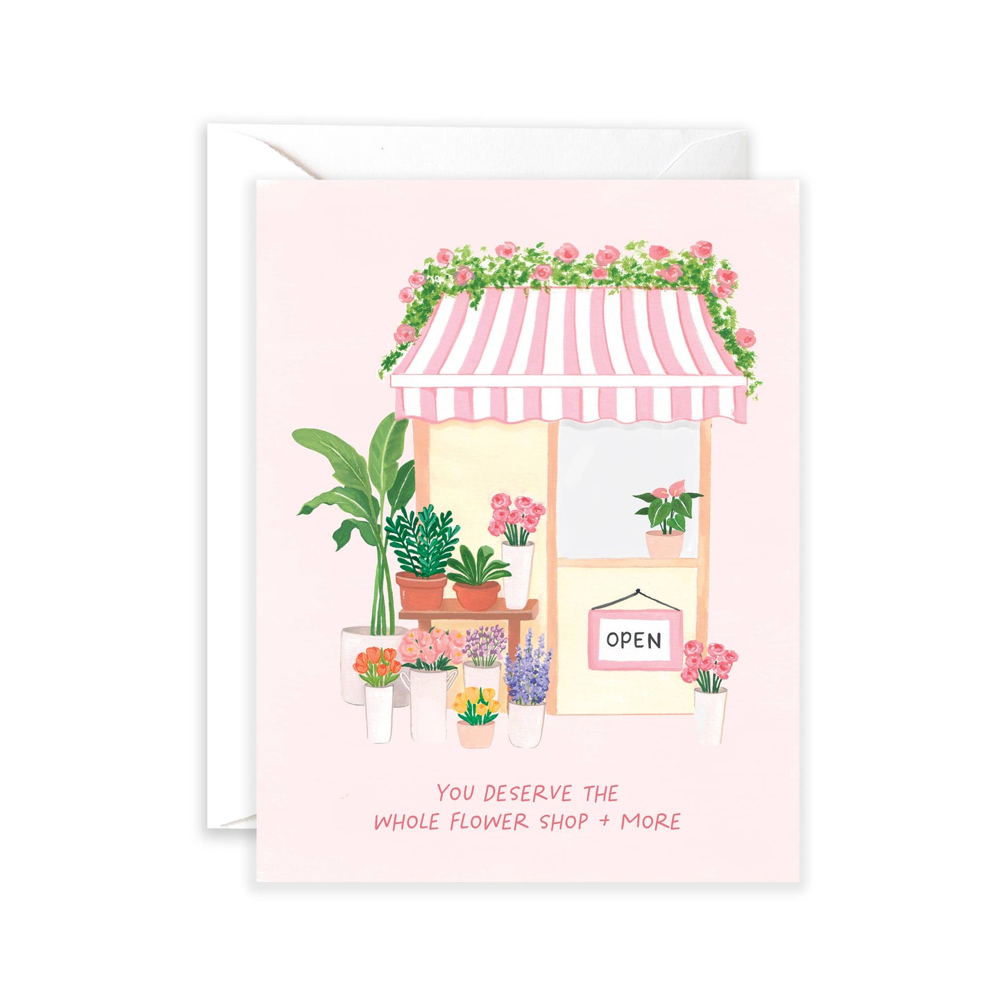 FLOWER SHOP GREETING CARD